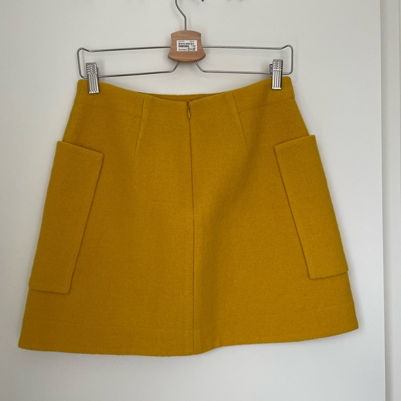 COS Yellow Mini Skirt - Picture 4 of 4